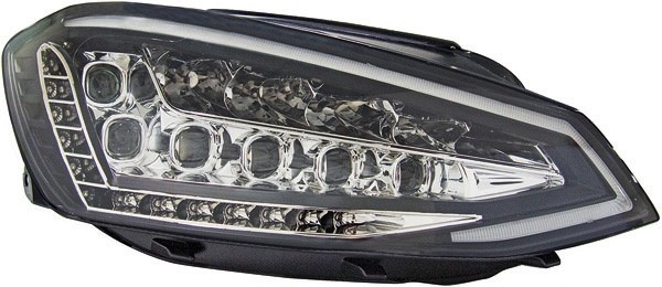 Koplampen VW Golf VII Full LED Zwart