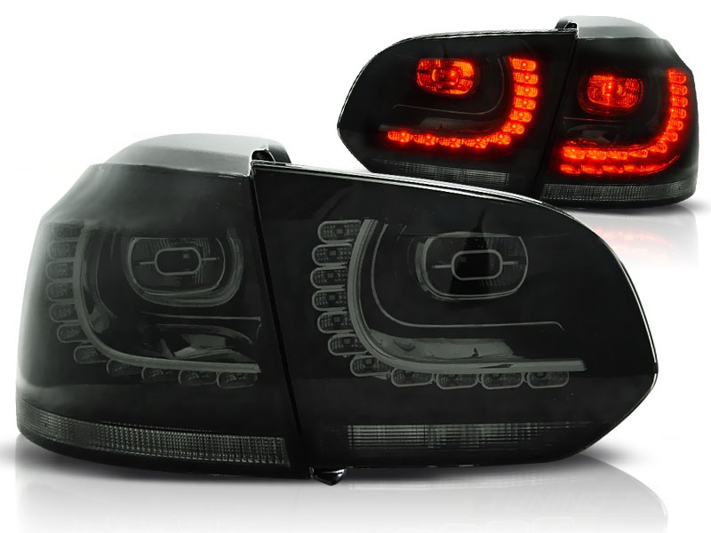 Achterlichten led VW Golf VI 10/08- R-look Smoke