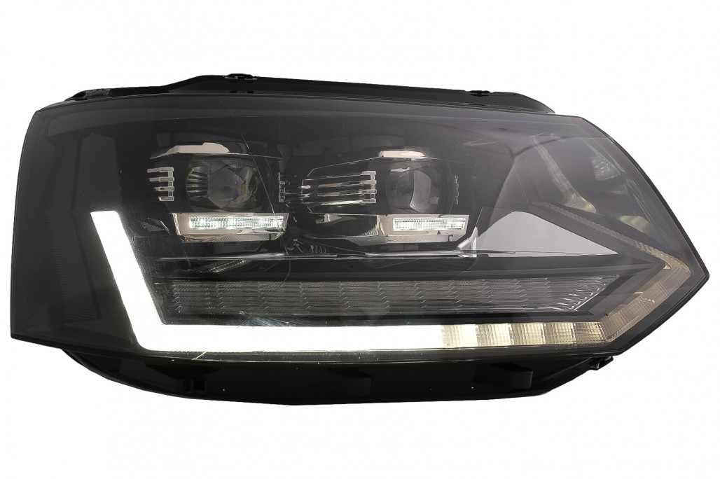 Koplampen VW T5 09-15 FULL LED Dynamic T6 DRL look