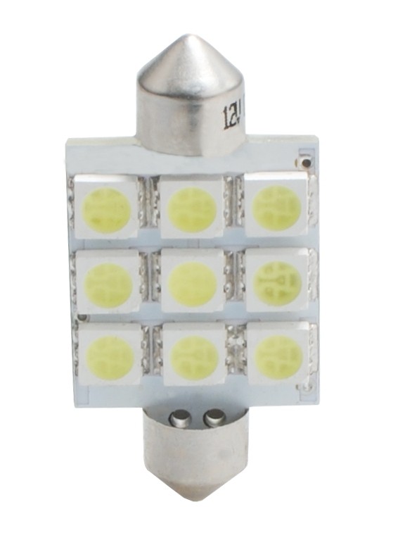 LED Buislampje C5W 41mm 9x SMD wit