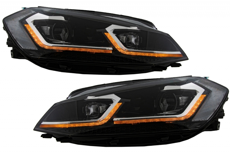 Koplampen VW Golf 7.5 led dagrijverlichting Dynamic