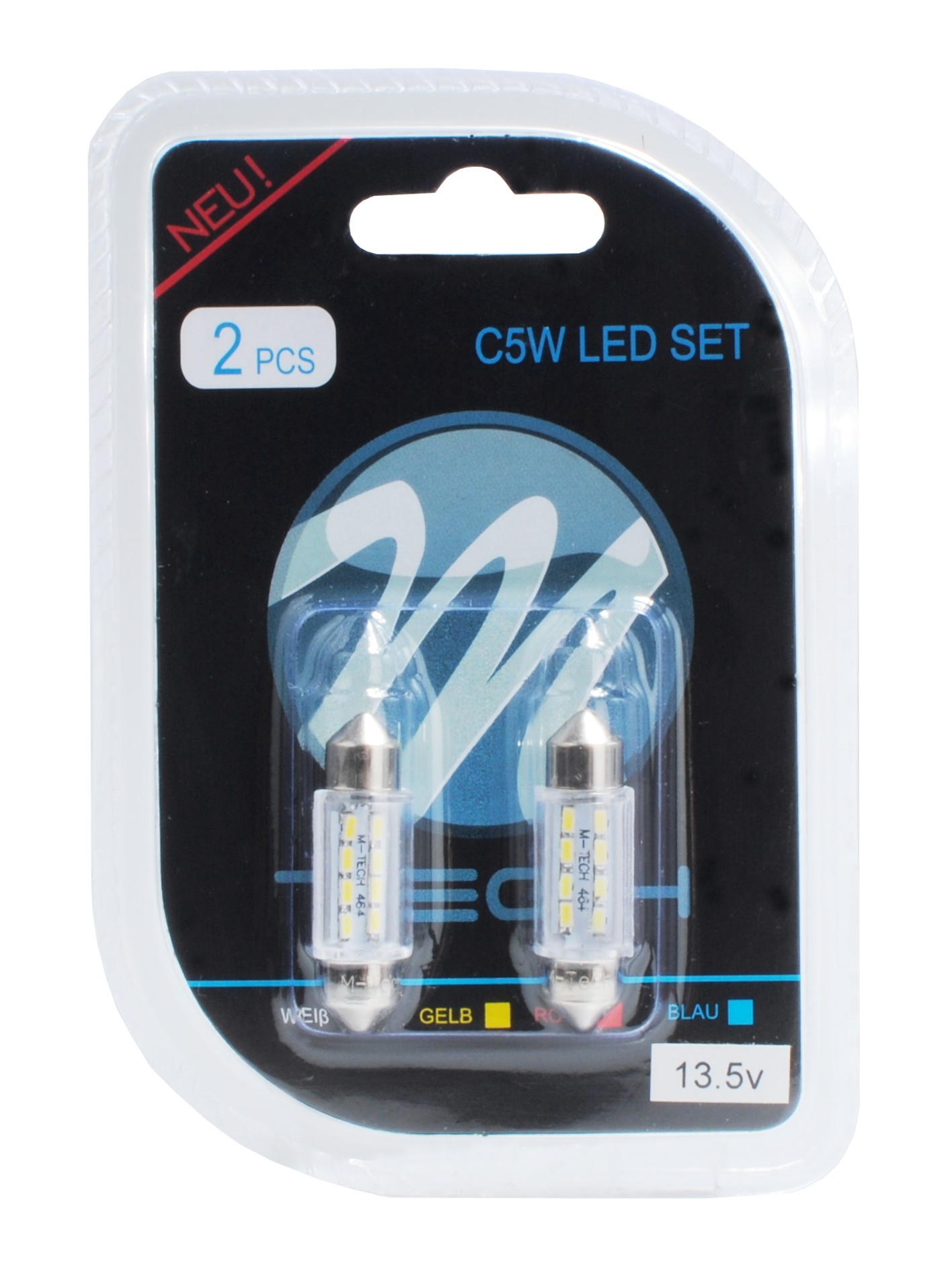 Buislampjes LED C5W 36mm 8xSMD Wit