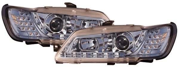 Koplampen Peugeot 306 93-97 Led chroom