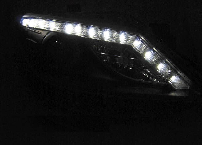 Koplampen Seat IBIZA 6J 08-12 LED Chroom