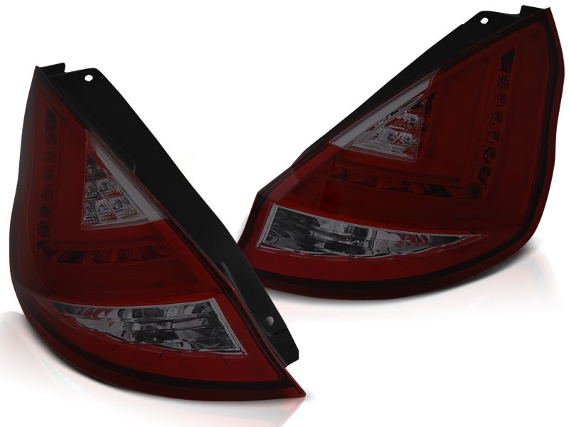 Achterlichten Ford Fiesta LED Rood/Smoke 2008-2012