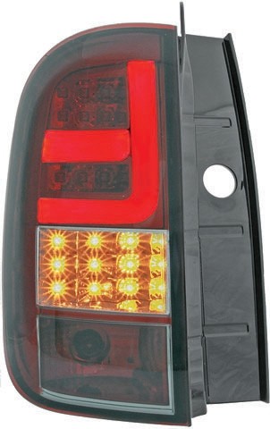 Achterlichten Dacia Duster Tube LED 11- Rood/Smoke