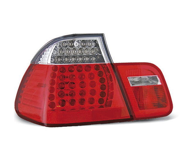 Achterlichten BMW E46 Sedan 98-01 LED facelift rood/wit