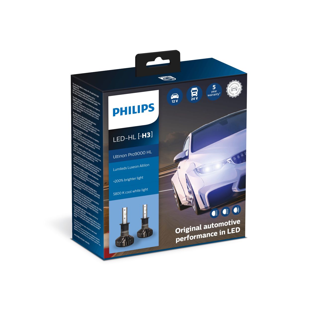 Philips X-treme Ultinon Pro9000 HL LED H3 12V/24V 18W 11336U90CWX2