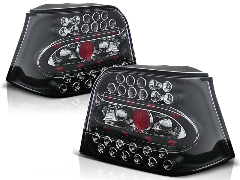 Achterlichten VW Golf IV LED classic zwart