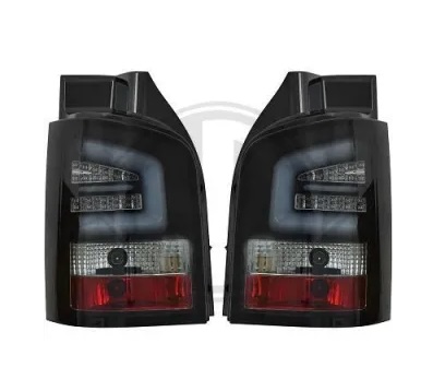 Achterlichten VW Transporter T5 met Tube en LED helder/smoke/zwart