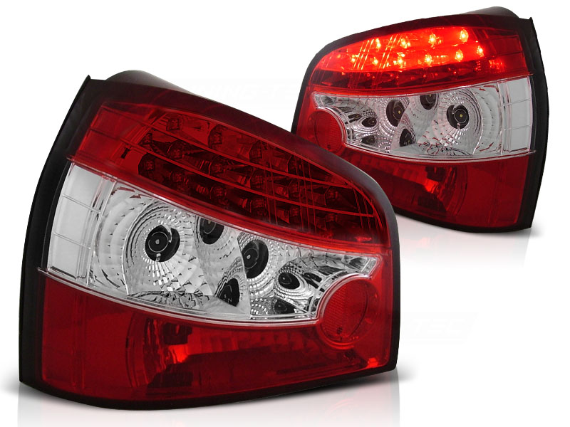 Achterlichten LED Audi A3 8L 96-03 Rood