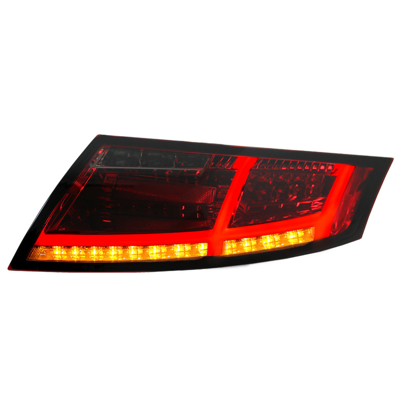 Set LED Achterlichten  Audi TT 2006-2013 - Rood/Rookgrijs - incl. Dynamic Running Light