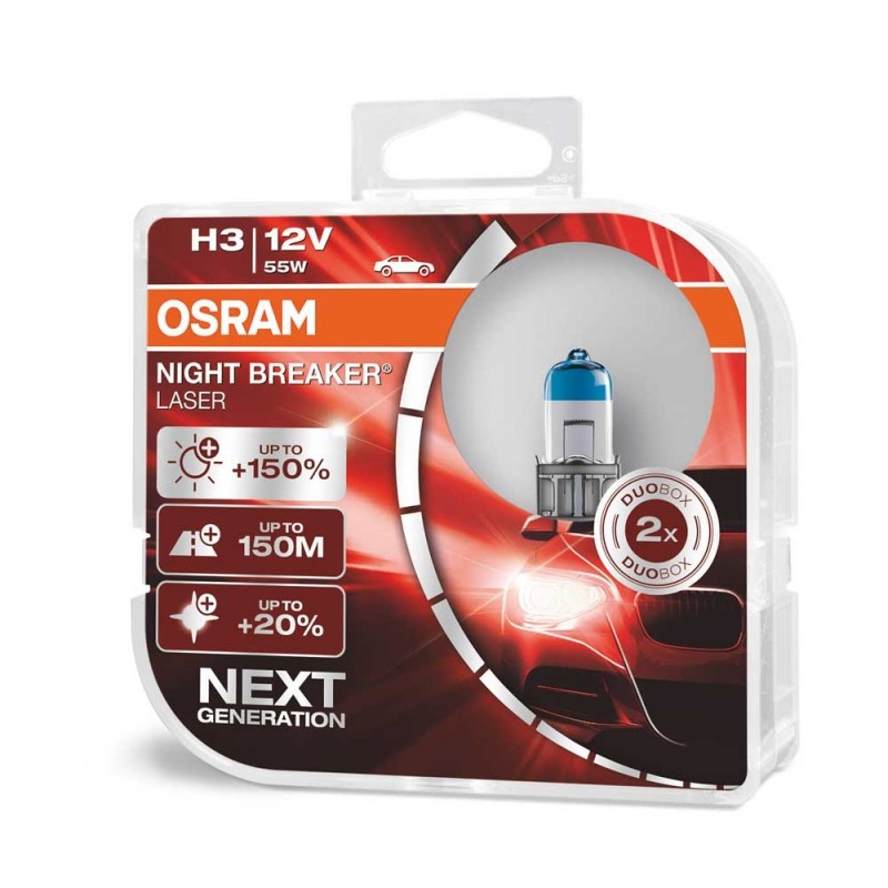 Osram Night Breaker Laser H3 2pcs