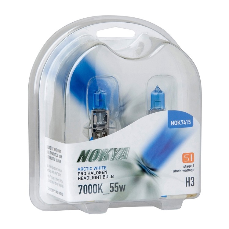 Nokya Stage 1 Arctic white H3 7000K 55W