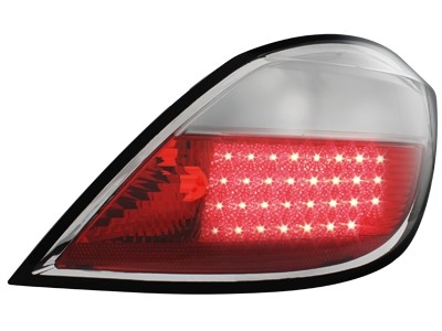 Achterlichten Opel Astra H LED rood/wit 5 Deurs