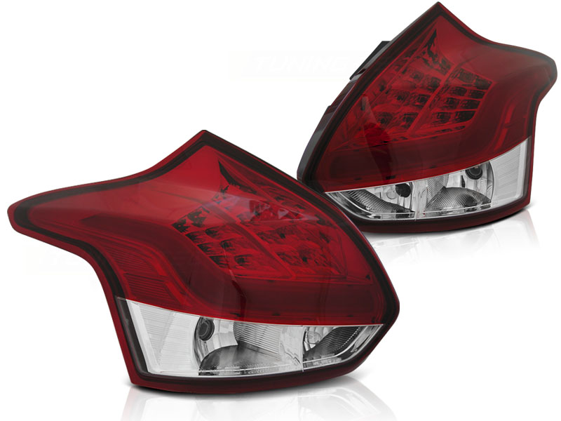 Achterlichten Ford Focus III 11-14 LED Rood