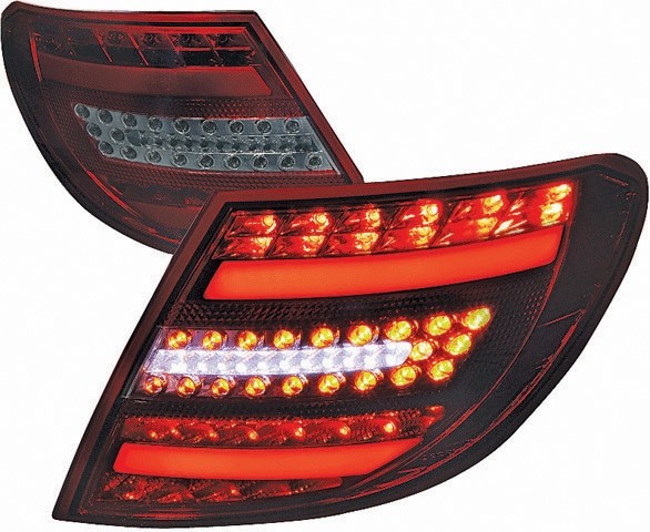 Achterlichten Mercedes W204 07-11 LED LIMOUSINE Smoke