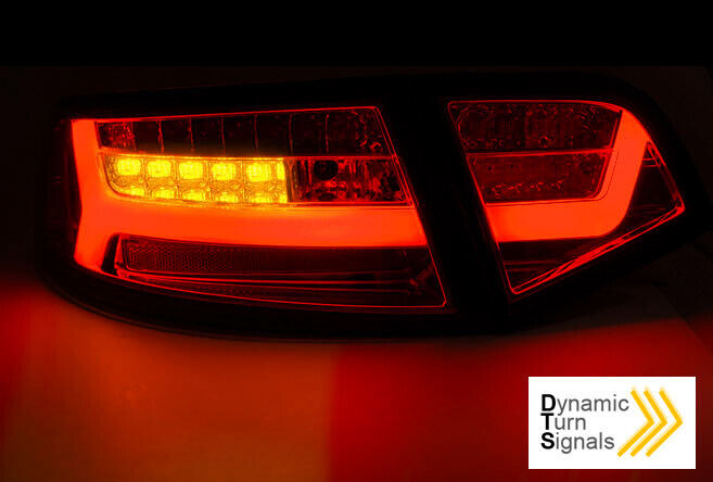 Achterlichten Audi A6 4F2 sedan '08-'11 LED rood/wit