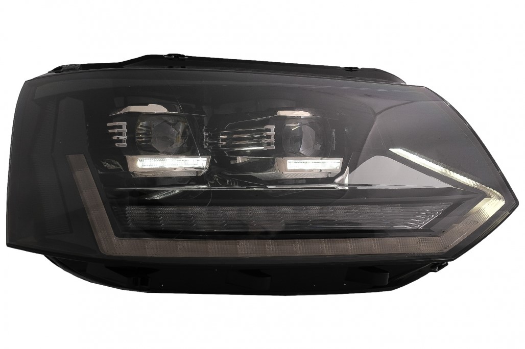 Koplampen VW T5 09-15 FULL LED Dynamic T6 DRL look