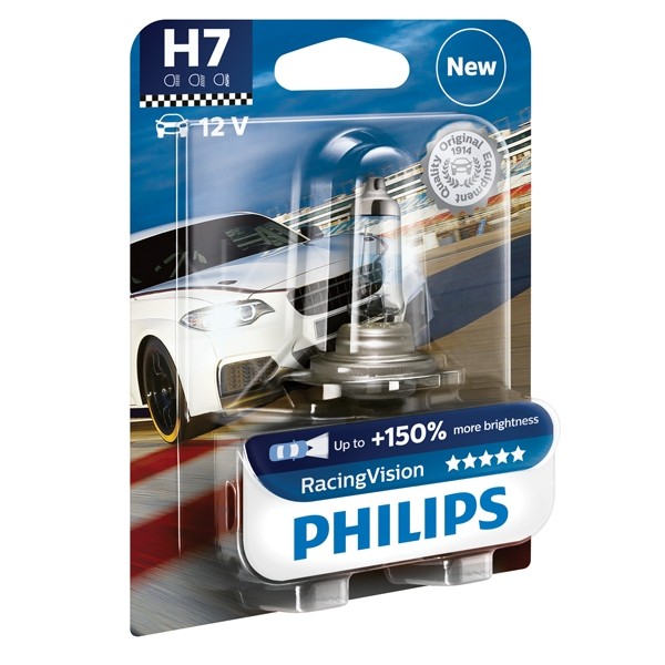 Philips lamp H7 Racing Vision 1st 12972RVB1