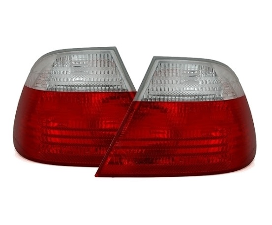 Achterlichten BMW E46 sedan 98-01 rood/wit