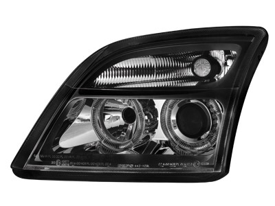 Koplampen Opel Vectra C/Signum Angel eyes Zwart