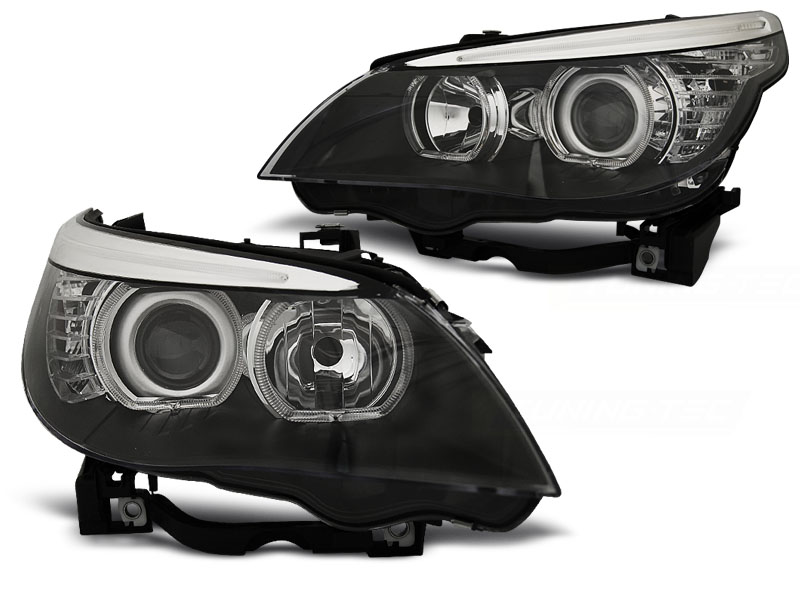 Koplampen BMW E60 03-07 Angel Eyes