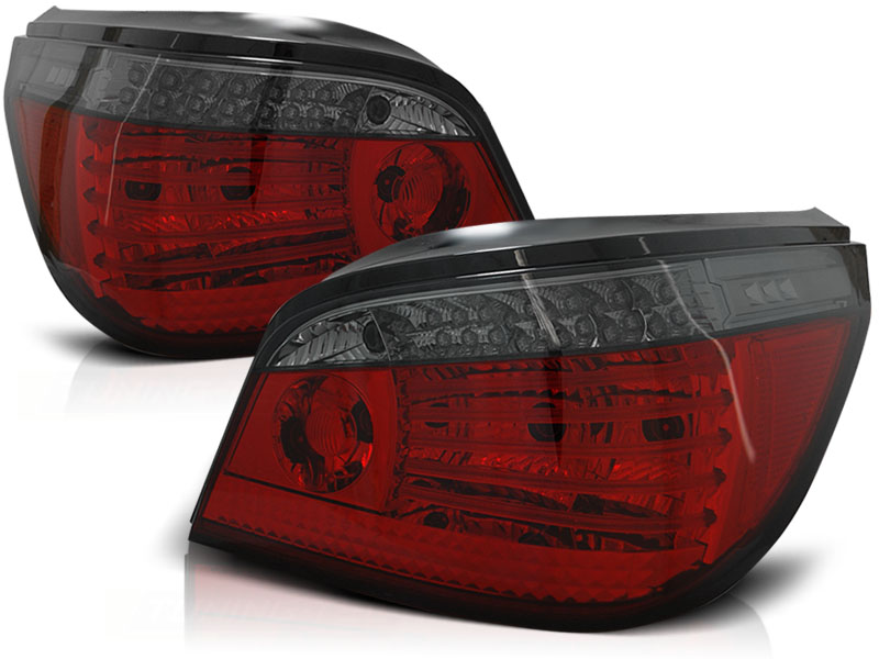 Achterlichten LED BMW E60 03-07 lim. rood/smoke