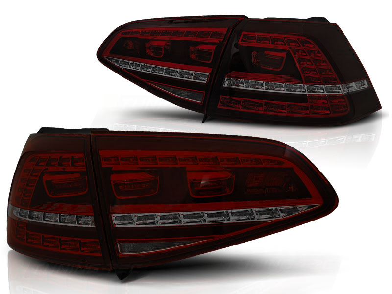 Achterlichten VW Golf VII LED Rood/Smoke