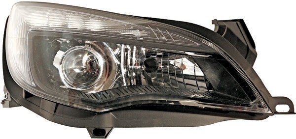 Koplampen Opel Astra J 09-15 LED DRL Zwart