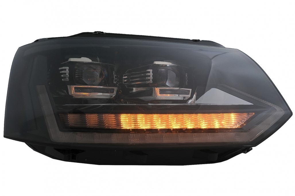 Koplampen VW T5 09-15 FULL LED Dynamic T6 DRL look