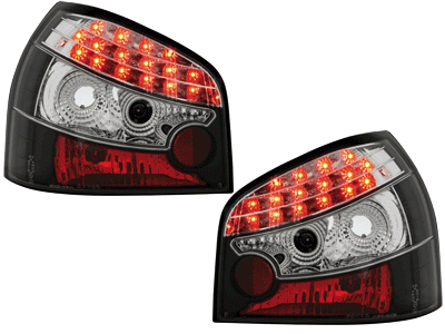 Achterlichten LED Audi A3 8L 96-03 Zwart