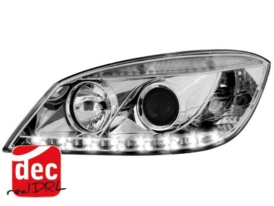 Koplampen Mercedes C-Klasse W204 07-12 Chroom