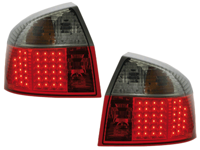 Achterlichten Audi A4 Limousine 01-04 LED rood/smoke