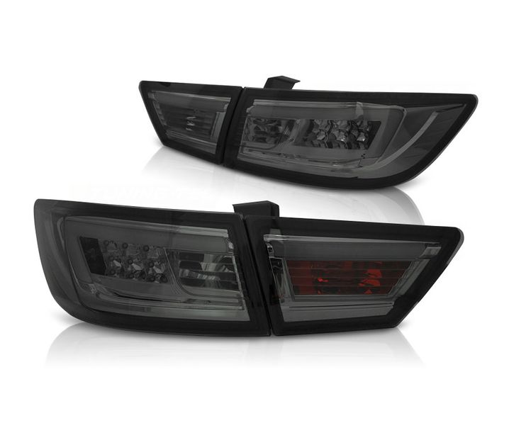 Achterlichten LED Renault Clio IV Zwart Rood 2013-2016