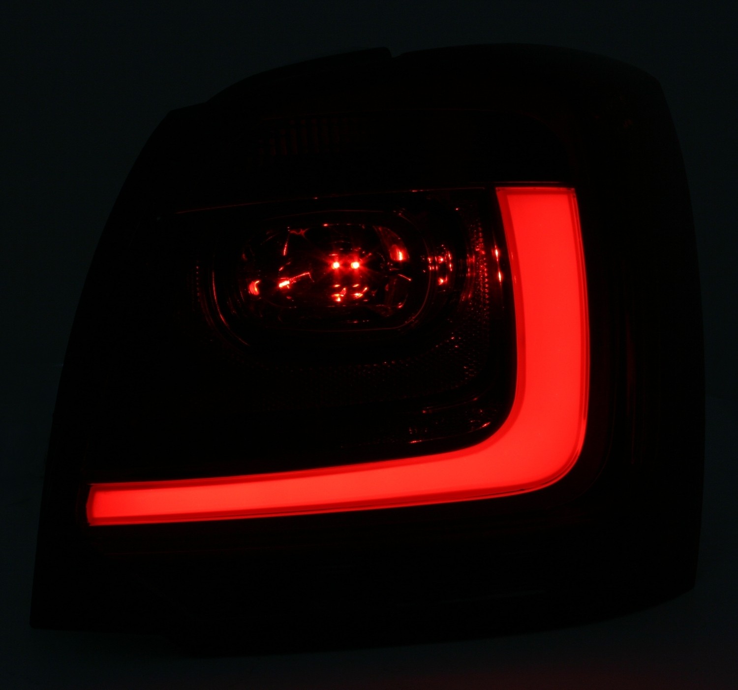 Achterlichten VW Polo 6R 09- Rood/Smoke LED Tube