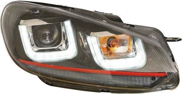 Koplampen VW Golf VI Tube design GTI