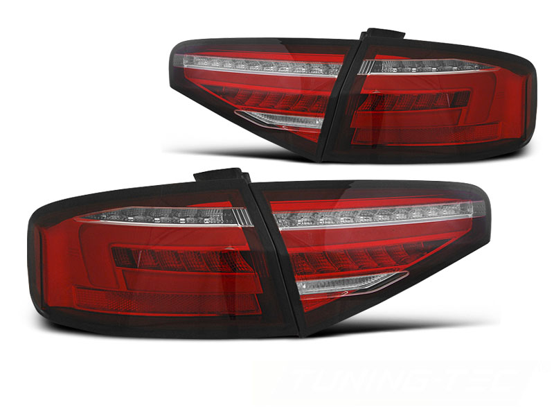 Achterlichten Audi A4 B8 Limousine 12-15 Led Dynamic Rood