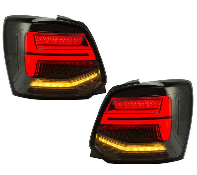 Achterlichten VW Polo 6R / 6C 09-17 LED Dynamic Smoke