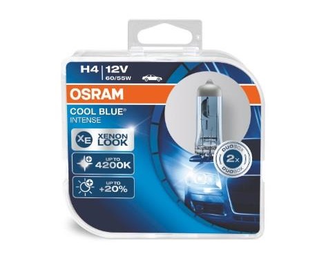 Osram Cool Blue Intense H4 12V 55W 2pcs/box Xenon Look