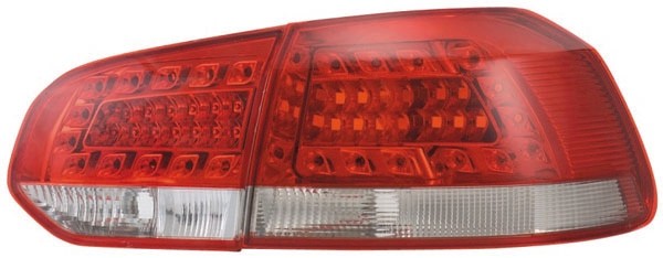 Achterlichten VW GOLF VI 08->> LED Rood