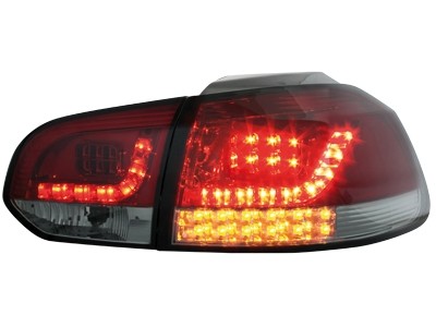 Achterlichten VW Golf VI LED Rood/Smoke