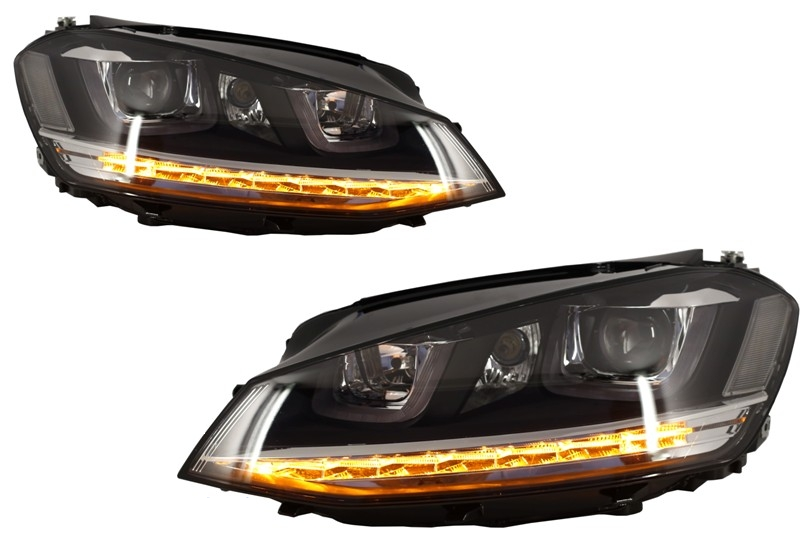 Koplampen VW Golf VII led dagrijverlichting 12- R-Line Chrome (Dynamic)