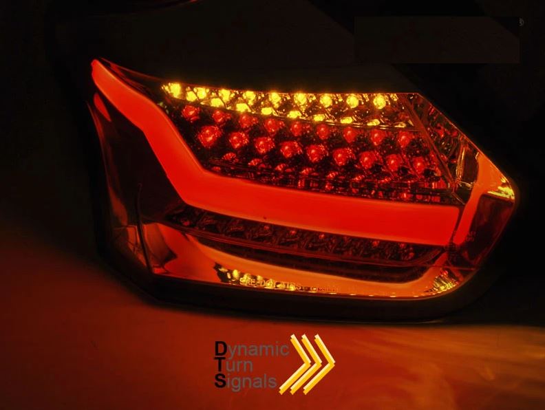 Achterlichten Ford Focus 14-18 LED Dynamic Rood