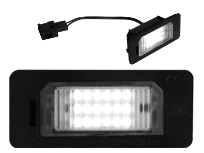 LED Kentekenplaat verlichting Audi Q5 08-09, TT 8J, VW  Passat 3