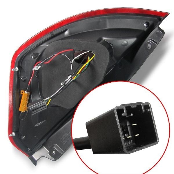 Achterlichten Ford Fiesta JA8 08-12 Tube/ LED Smoke