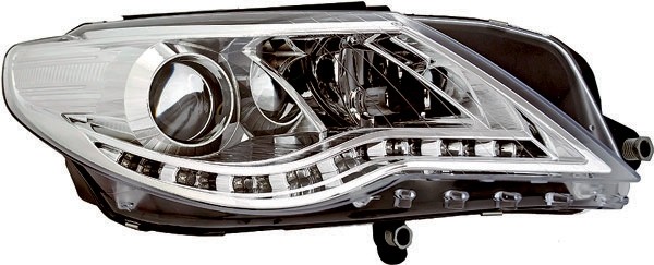 Koplampen VW Passat CC 08-12 DRL Chroom