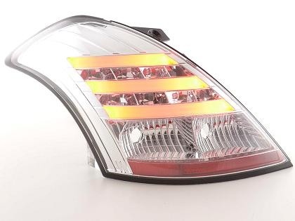 Achterlichten Suzuki Swift met Tube en LED 11- Chroom