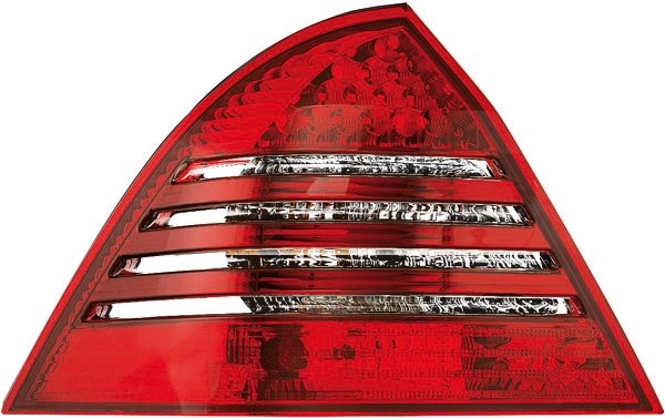 Achterlichten Mercedes C-Class W203 LED rood/clear 00-04