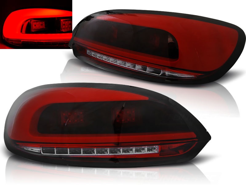 Achterlichten VW Scirocco 08-14 Tube LED rood/smoke